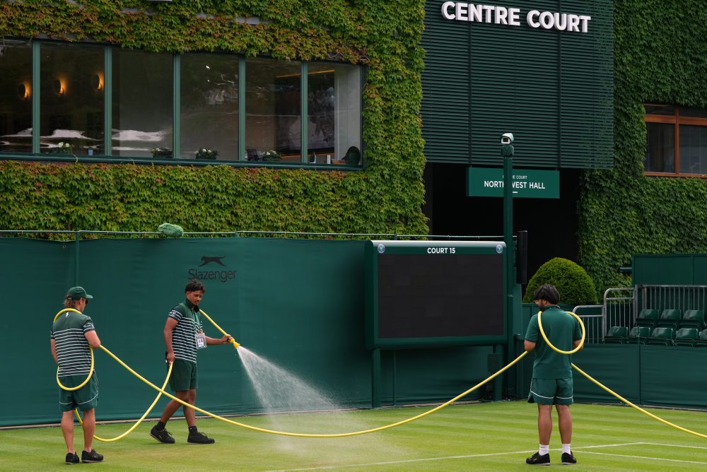 Prípravy na grandslamový turnaj Wimbledon