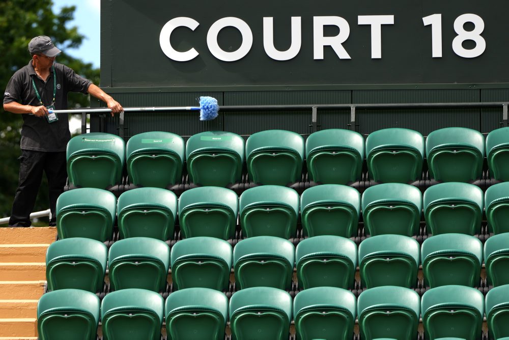 Prípravy na grandslamový turnaj Wimbledon