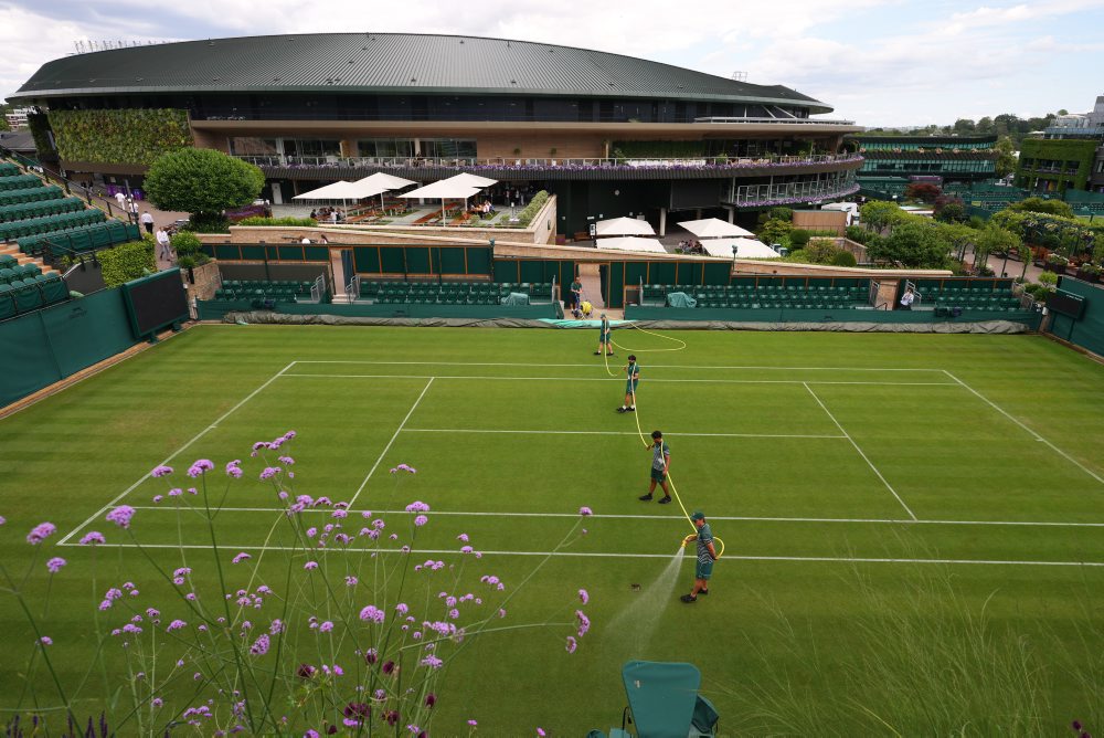Prípravy na grandslamový turnaj Wimbledon