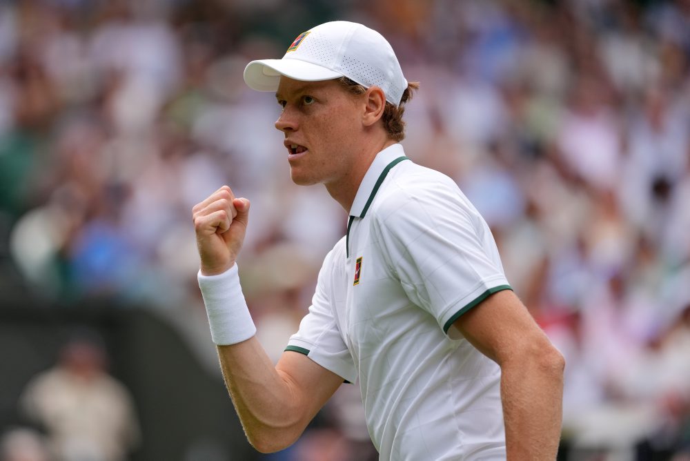 1. kolo vo Wimbledone: Jannik Sinner - Miomir Kecmanovič