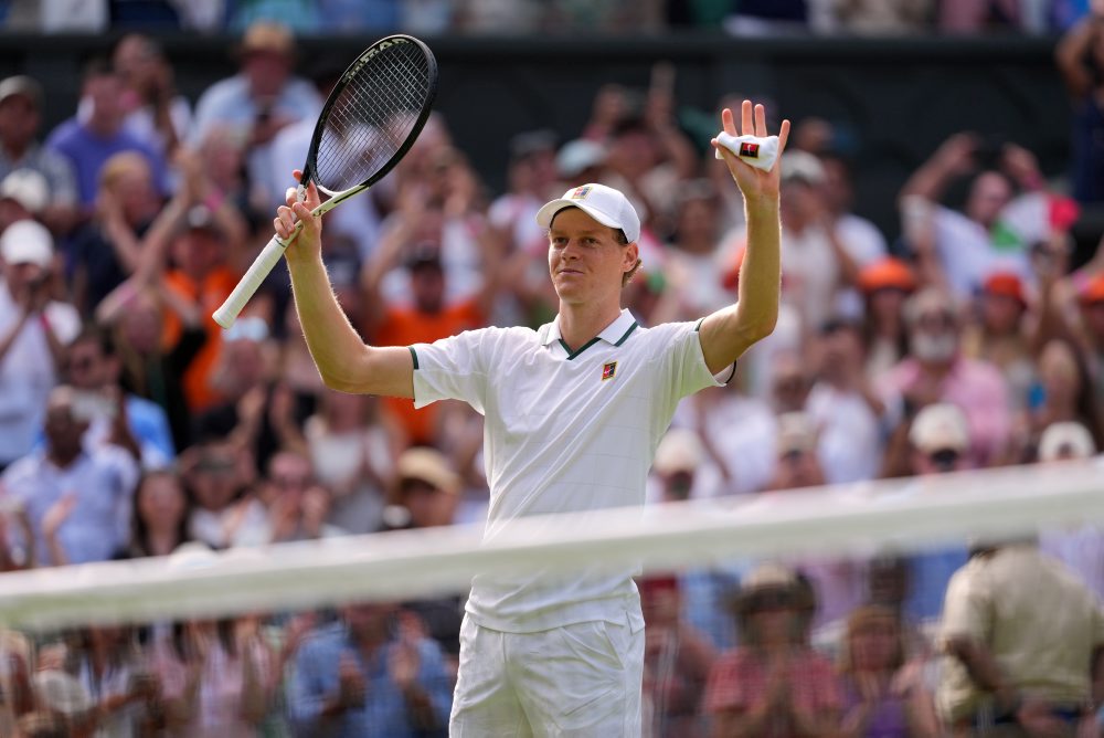 1. kolo vo Wimbledone: Jannik Sinner - Miomir Kecmanovič