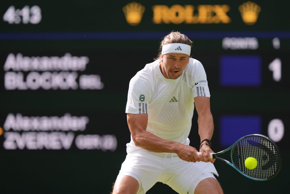 1. kolo vo Wimbledone: Alexander Zverev - Alexander Blockx