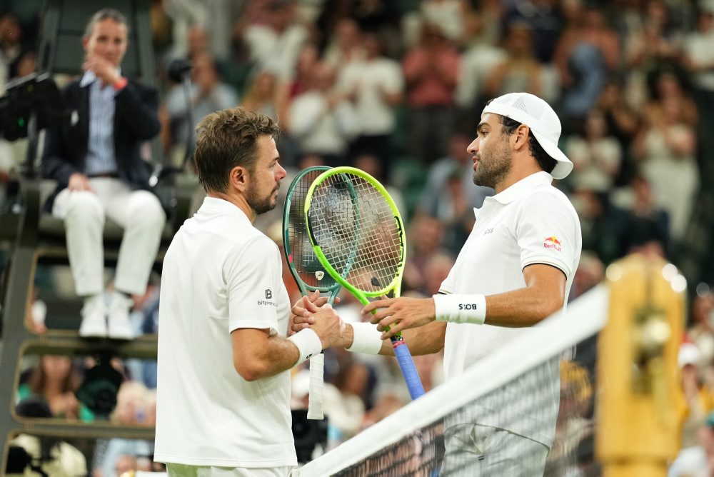 Talian Matteo Berrettini vyradil v 1. kole dvojhry Wawrinku 