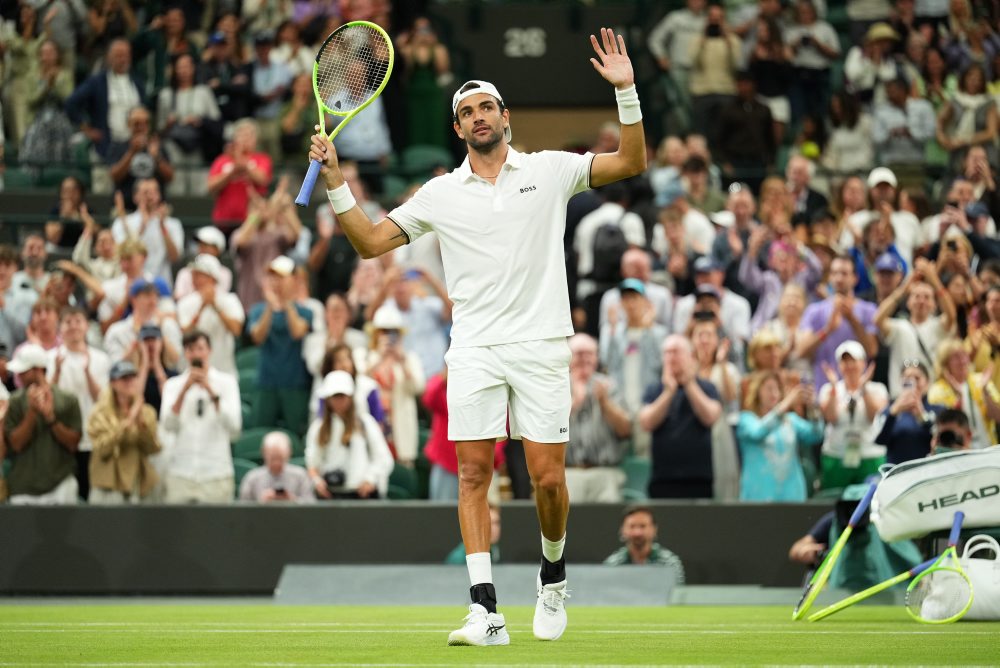 Talian Matteo Berrettini vyradil v 1. kole dvojhry Wawrinku 