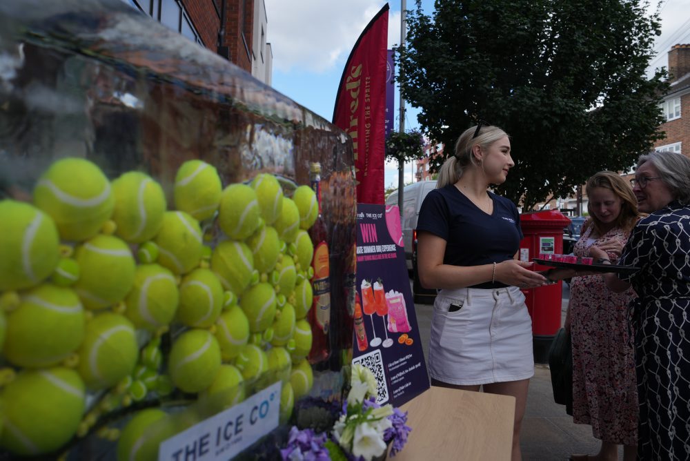 Osvieženie na grandslamovom turnaji Wimbledon v Londýne