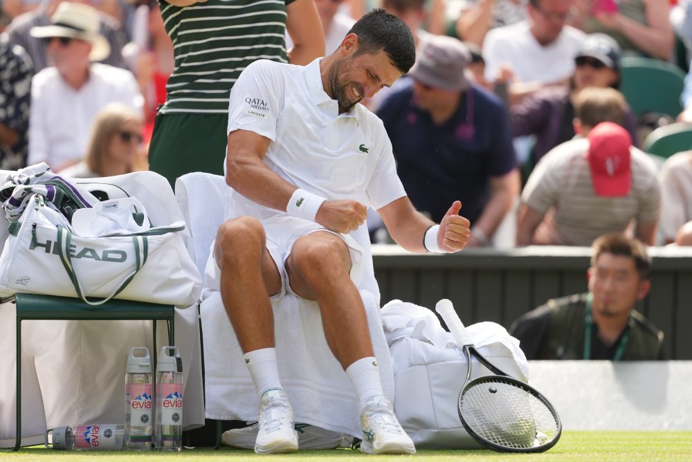 3. kolo vo Wimbledone: Novak Djokovič - Arthur Rinderknech
