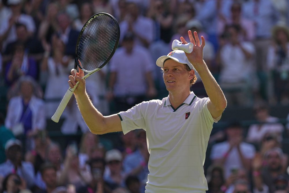 3. kolo vo Wimbledone: Jannik Sinner - Jenson Brooksby
