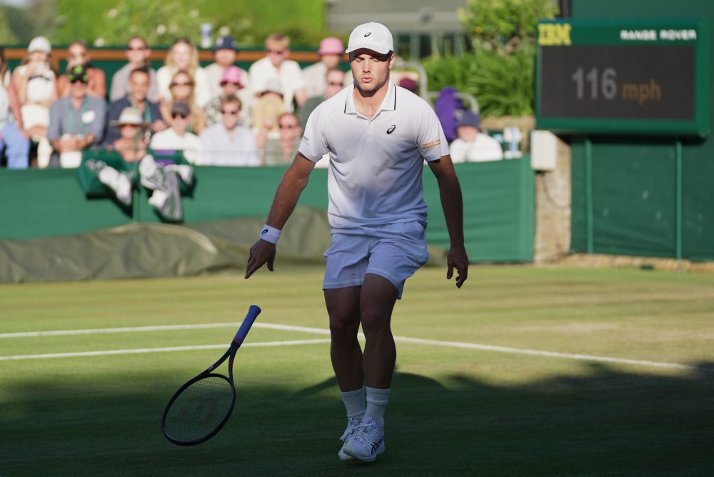 3. kolo vo Wimbledone: Arthur Fery (V.Brit) - Zizou Bergs (Belg.)