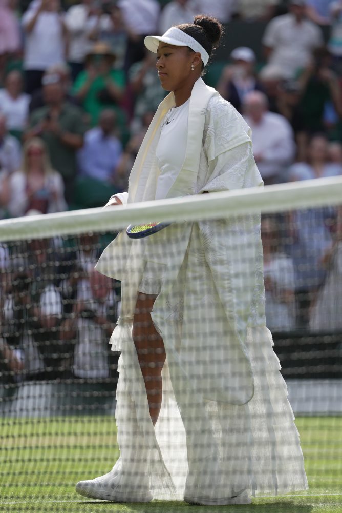 Osemfinále vo Wimbledone: Naomi Osaková - Arina Sobolenková