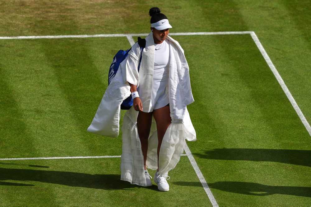 Osemfinále vo Wimbledone: Naomi Osaková - Arina Sobolenková