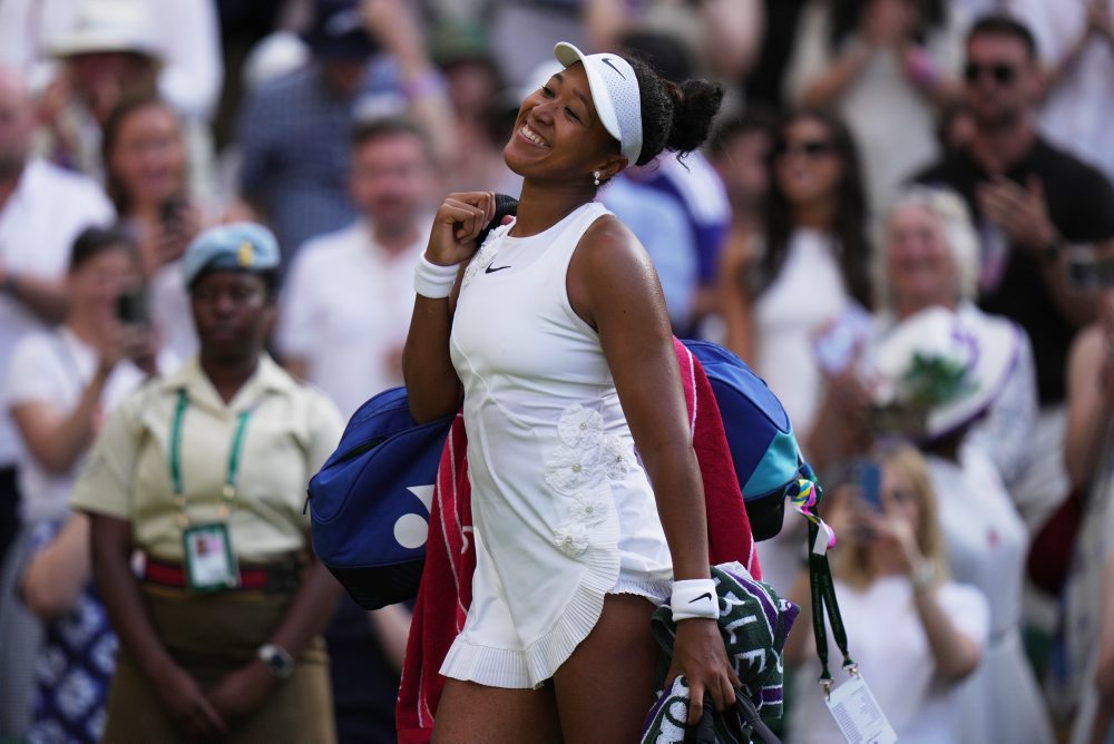 Osemfinále vo Wimbledone: Naomi Osaková - Arina Sobolenková