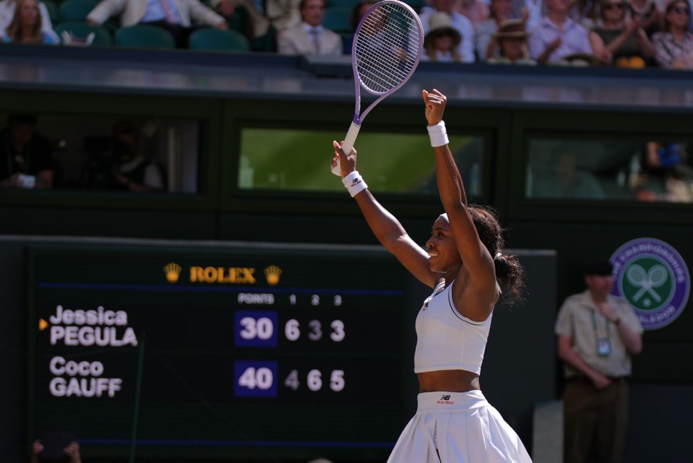 Štvrťfinále vo Wimbledone: Jessica Pegulová - Coco Gauffová