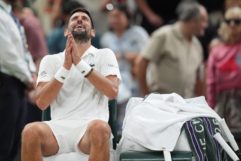 Štvrťfinále vo Wimbledone : Novak Djokovič (Srb.-7) - Felix Auger-Aliassime (Kan.)