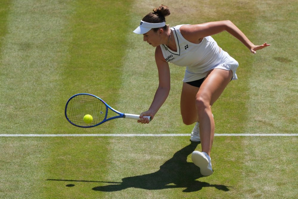 Štvrťfinále vo Wimbledone: Linda Nosková - Elise Mertensová