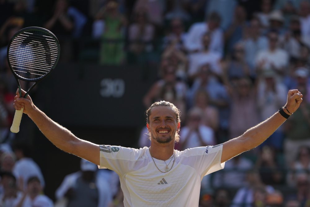 Štvrťfinále dvojhry mužov vo Wimbledone: Nemec Alexander Zverev postúpil do semifinále cez Fritza