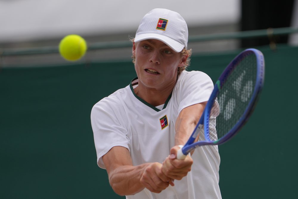 Semifinále dvojhry juniorov vo Wimbledone: Cruz Hewitt - Thijs Boogaard