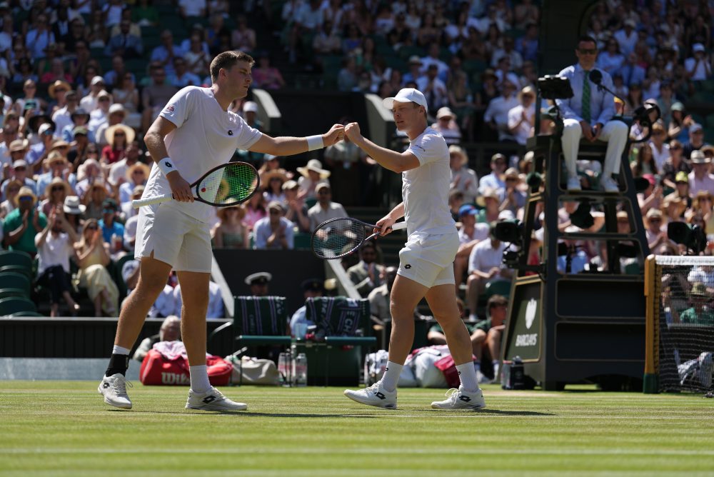 Finále mužskej štvorhry vo Wimbledone:  Harri Heliövaara, Henry Patten - Marcelo Arevalo, Mate Pavič