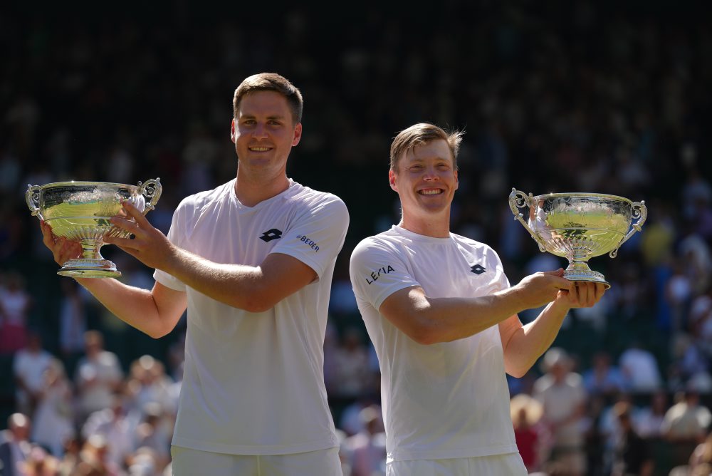 Finále mužskej štvorhry vo Wimbledone:  Harri Heliövaara, Henry Patten - Marcelo Arevalo, Mate Pavič