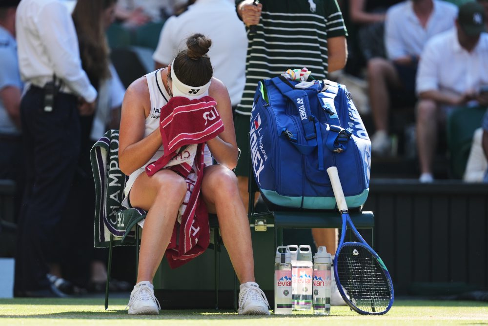 Finále ženskej dvojhry vo Wimbledone: Karolína Muchová - Linda Nosková