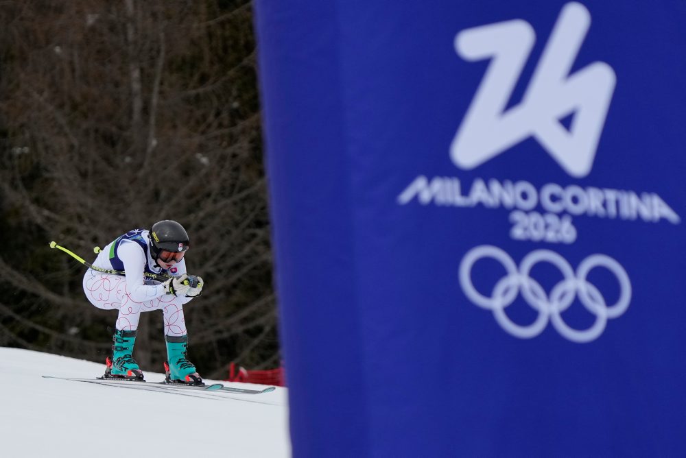Tréning tímovej kombinácie v alpskom lyžovaní 