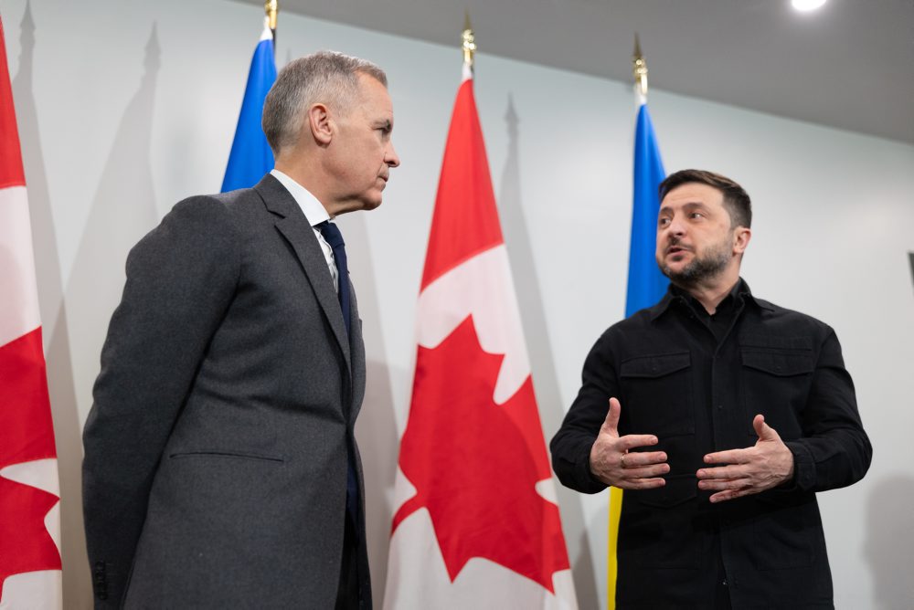 Zelenskyj v Kanade 