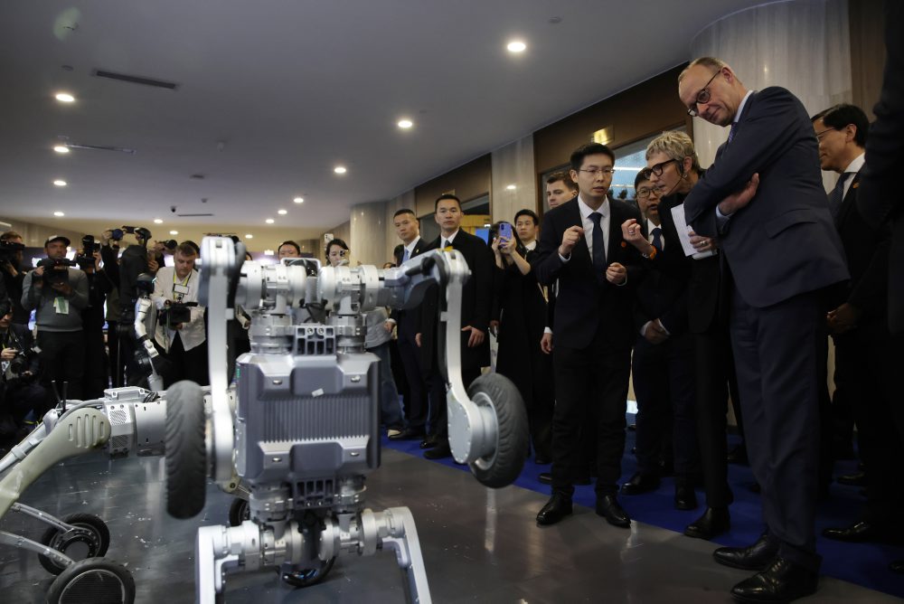 Nemecký kancelár Friedrich Merz v Číne 