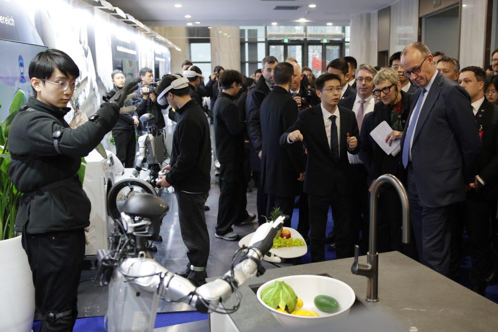 Nemecký kancelár Friedrich Merz v Číne 