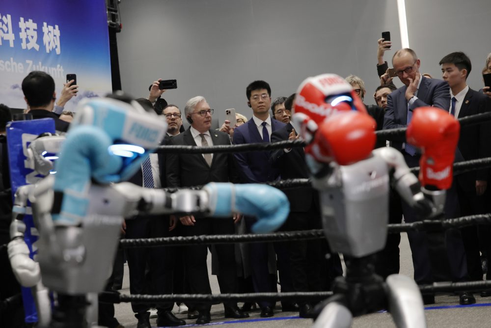 Nemecký kancelár Friedrich Merz v Číne 