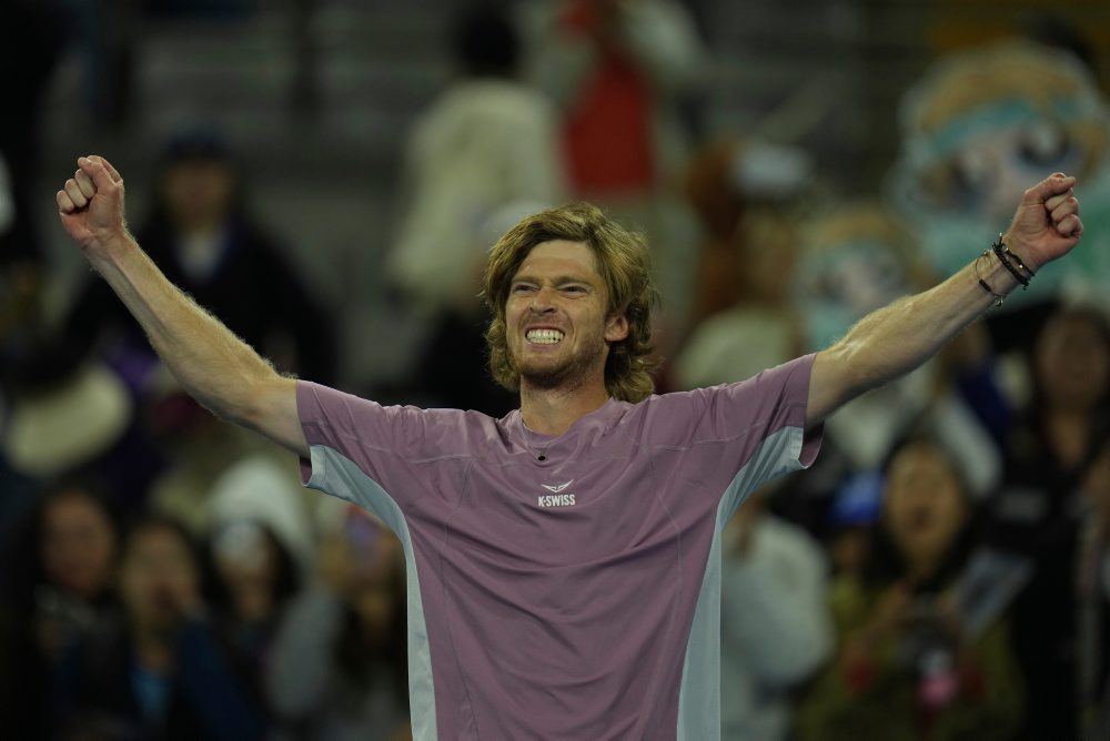 1. kolo mužskej dvojhry v Pekingu: Andrej Rublev - Tallon Griekspoor