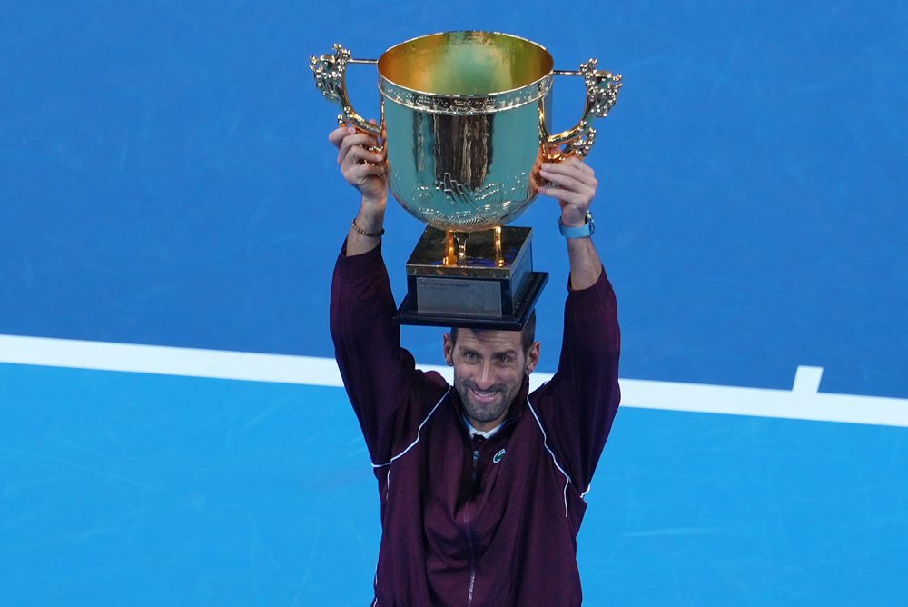Finále mužskej dvojhry v Pekingu: Alex De Minaur - Novak Djokovič 