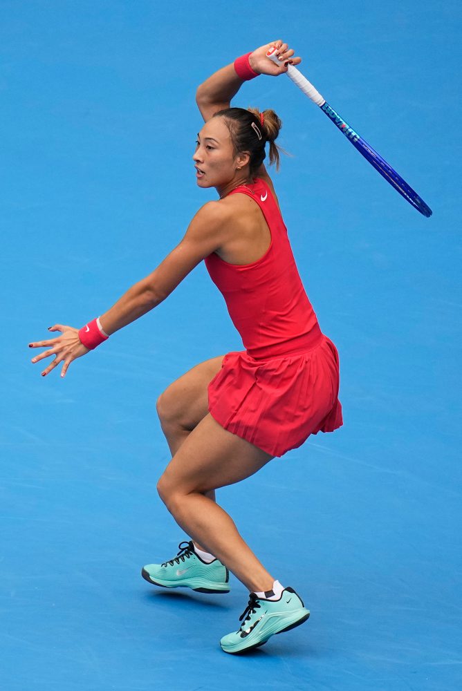 Štvrťfinále ženskej dvojhry v Pekingu: Elina Svitolinová - Čeng Čchin-wen