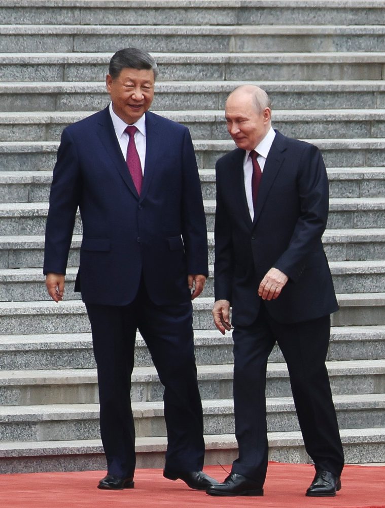 Ruský prezident Vladimir Putin v Číne
