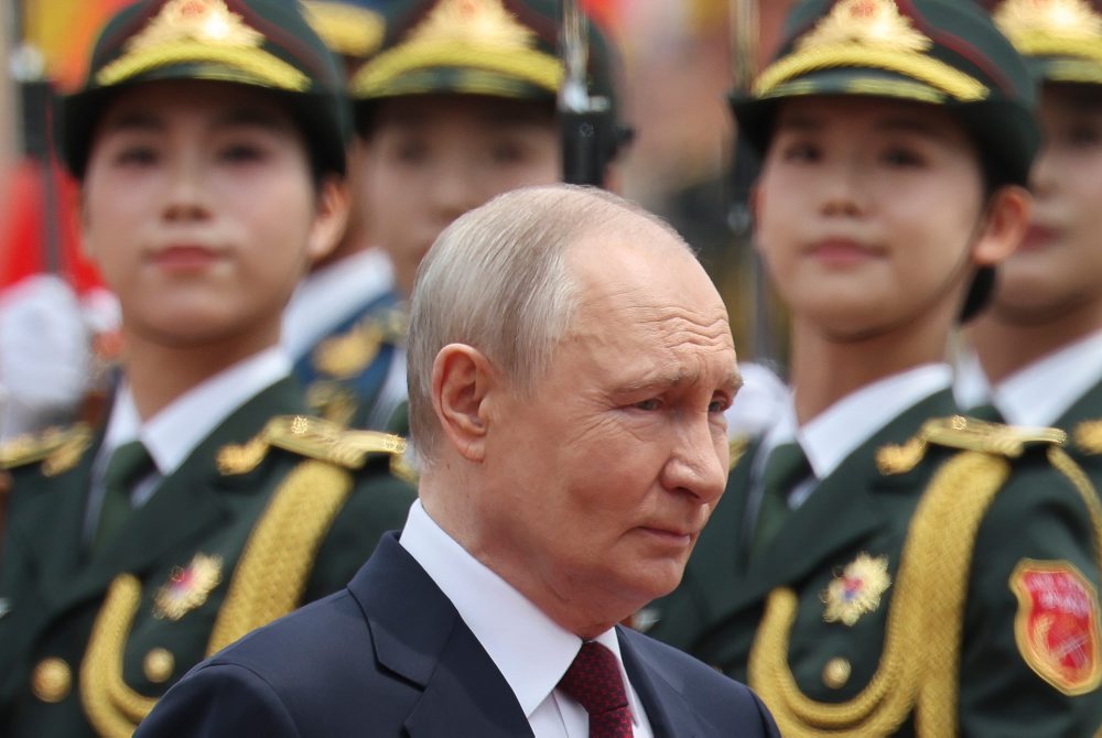 Ruský prezident Vladimir Putin v Číne