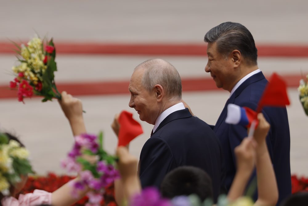 Ruský prezident Vladimir Putin v Číne