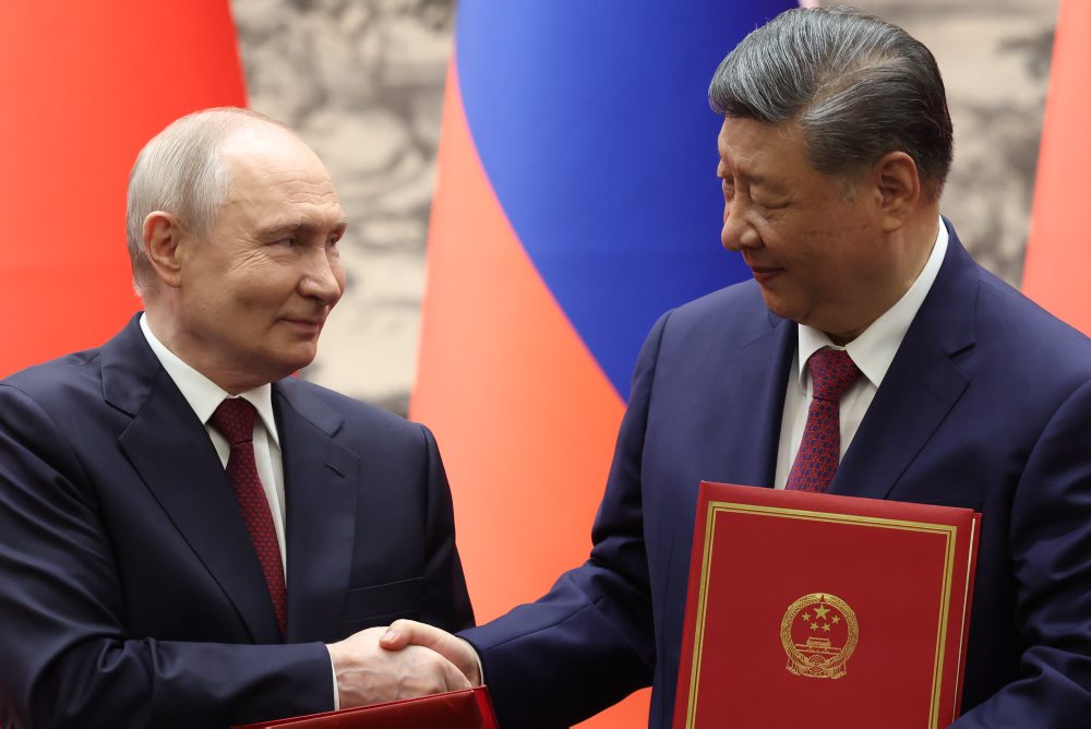 Ruský prezident Vladimir Putin v Číne
