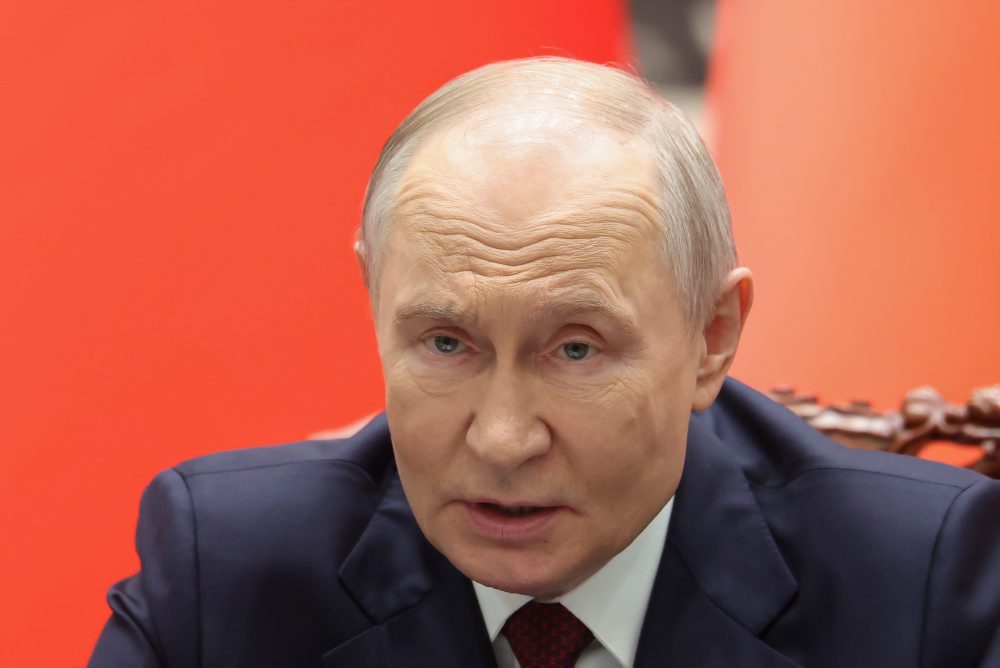 Ruský prezident Vladimir Putin v Číne