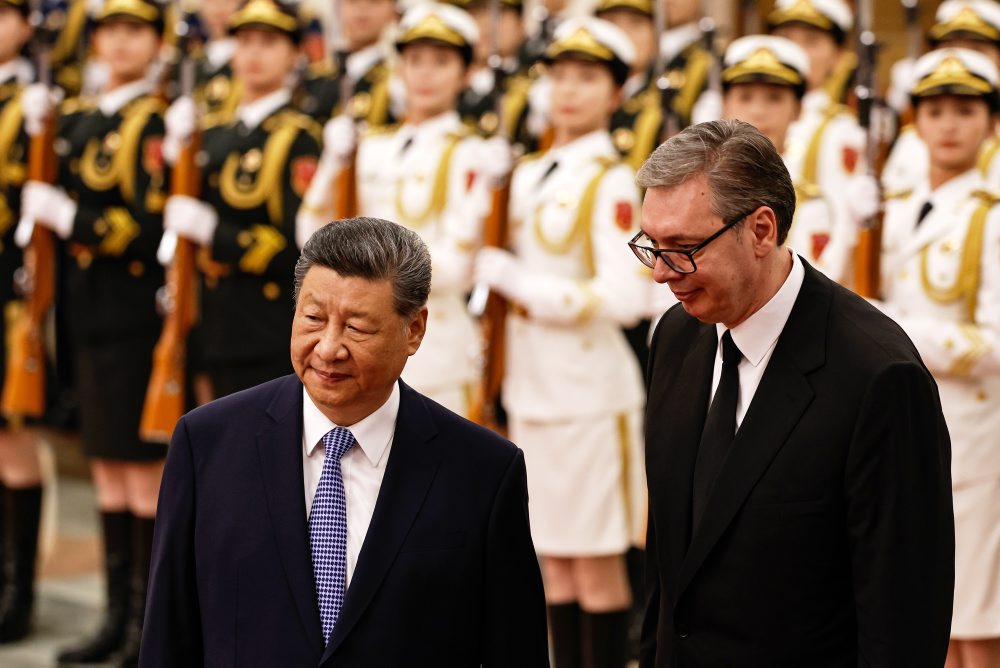Srbský prezident Aleksandar Vučič v Číne