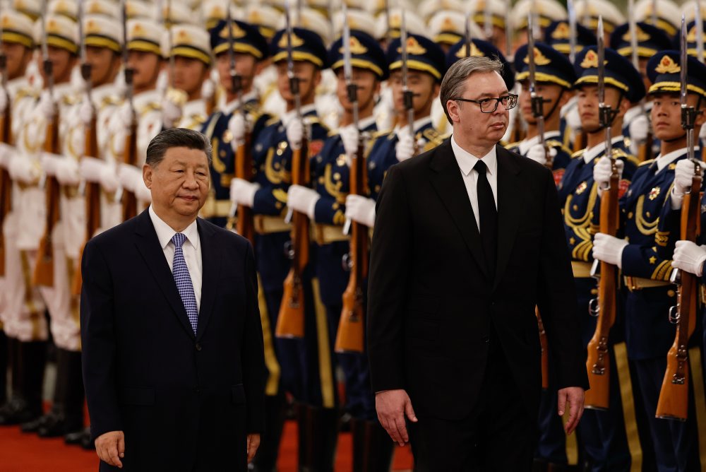 Srbský prezident Aleksandar Vučič v Číne