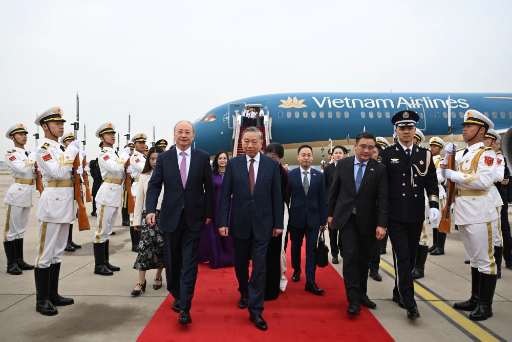 Vietnamský prezident v Číne