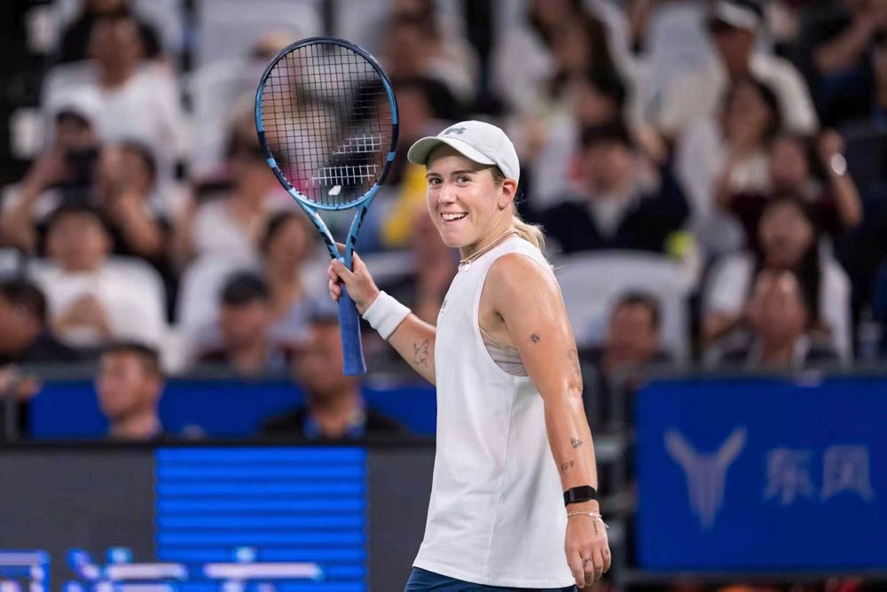 Semifinále dvojhry žien vo Wuchane: Jelena Ostapenková - Sonay Kartalová 