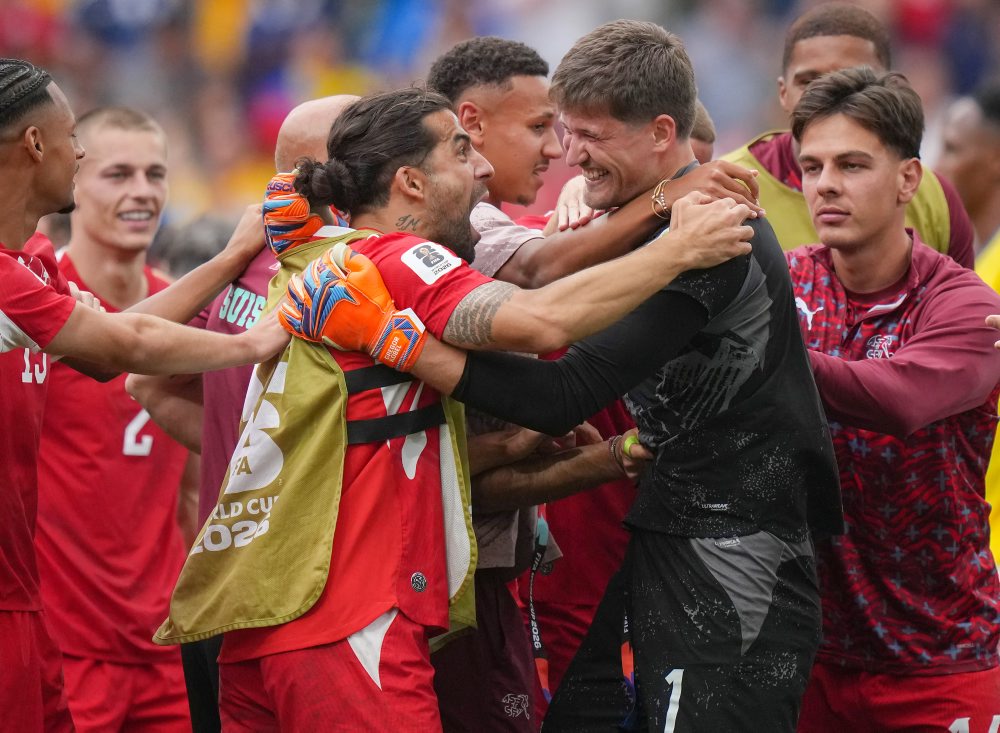 Osemfinále MS vo futbale: Švajčiarsko - Kolumbia