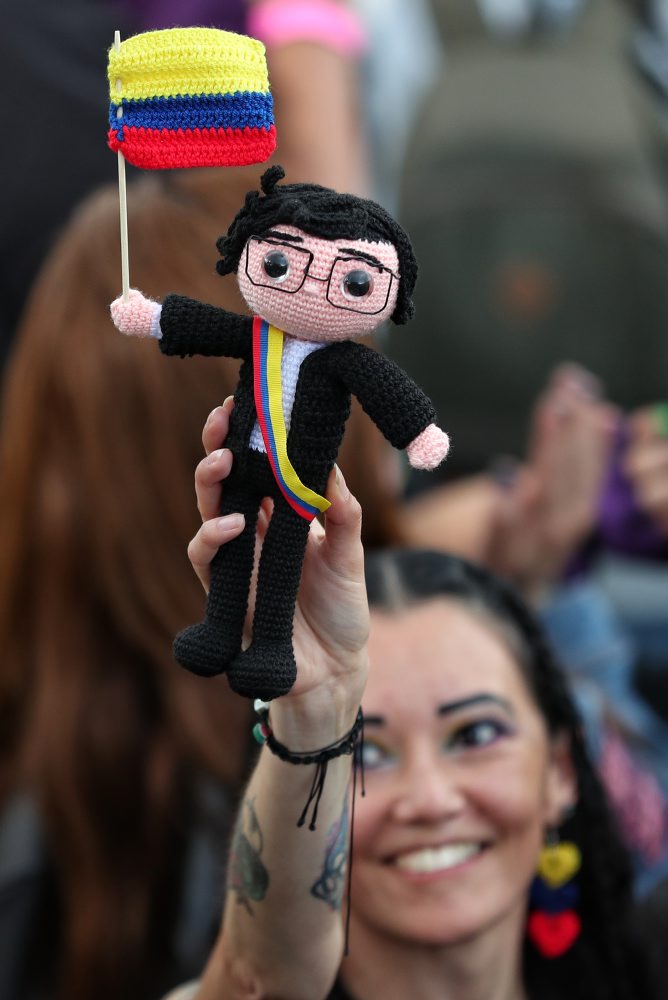 Zhrimaždenie v Kolumbii proti výrokom Trumpa 