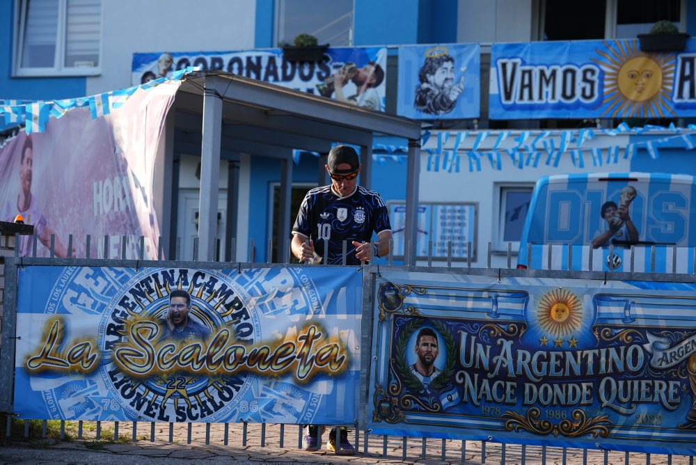 Fanúšik Argentíny v českej dedine Bukovka