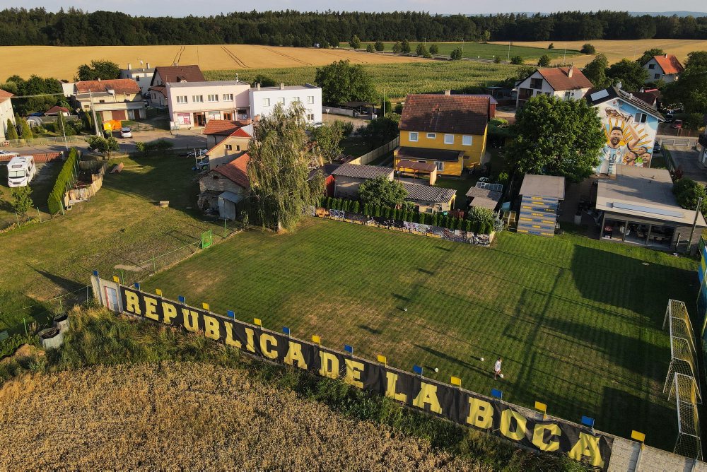 Fanúšik Argentíny v českej dedine Bukovka