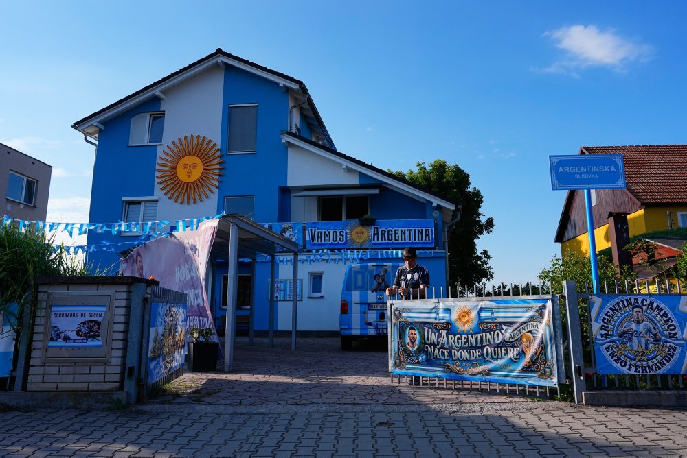Fanúšik Argentíny v českej dedine Bukovka