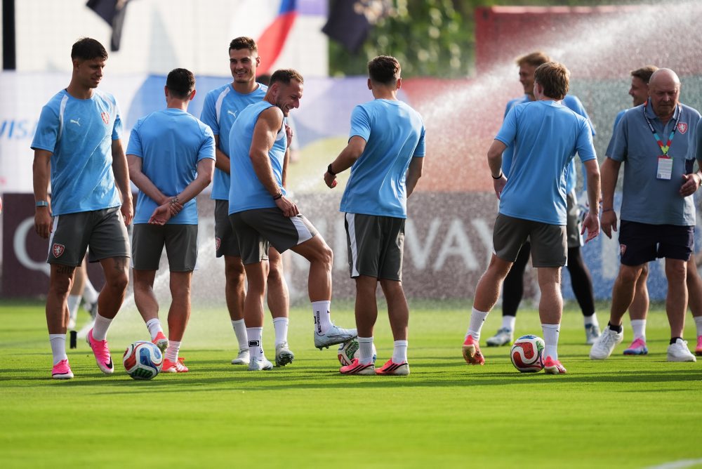 Tréning Čechov na MS vo futbale v Mexiku 