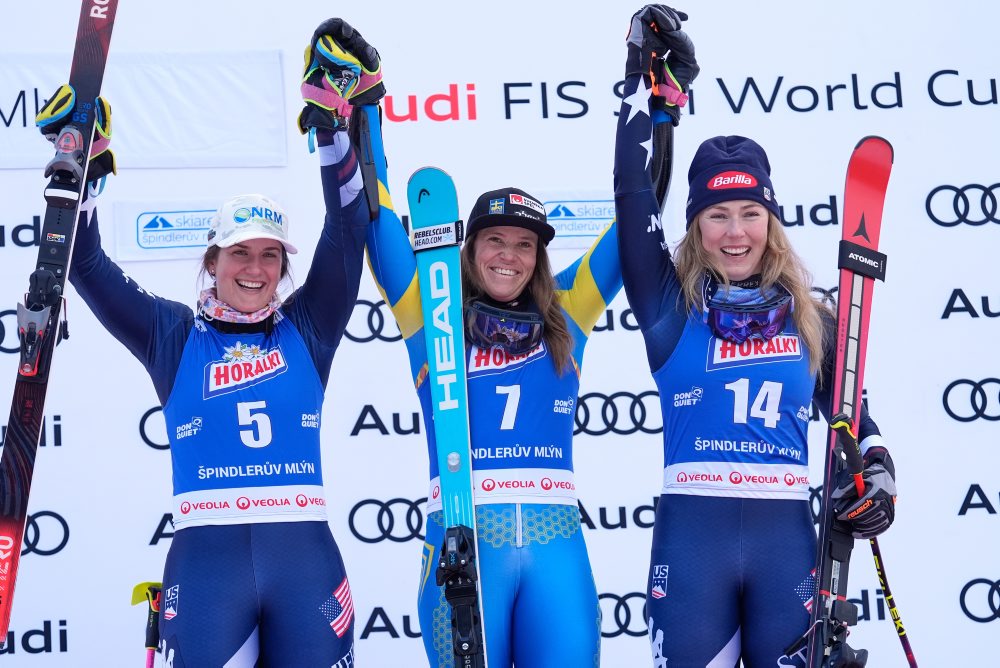 2. kolo obrovského slalomu žien