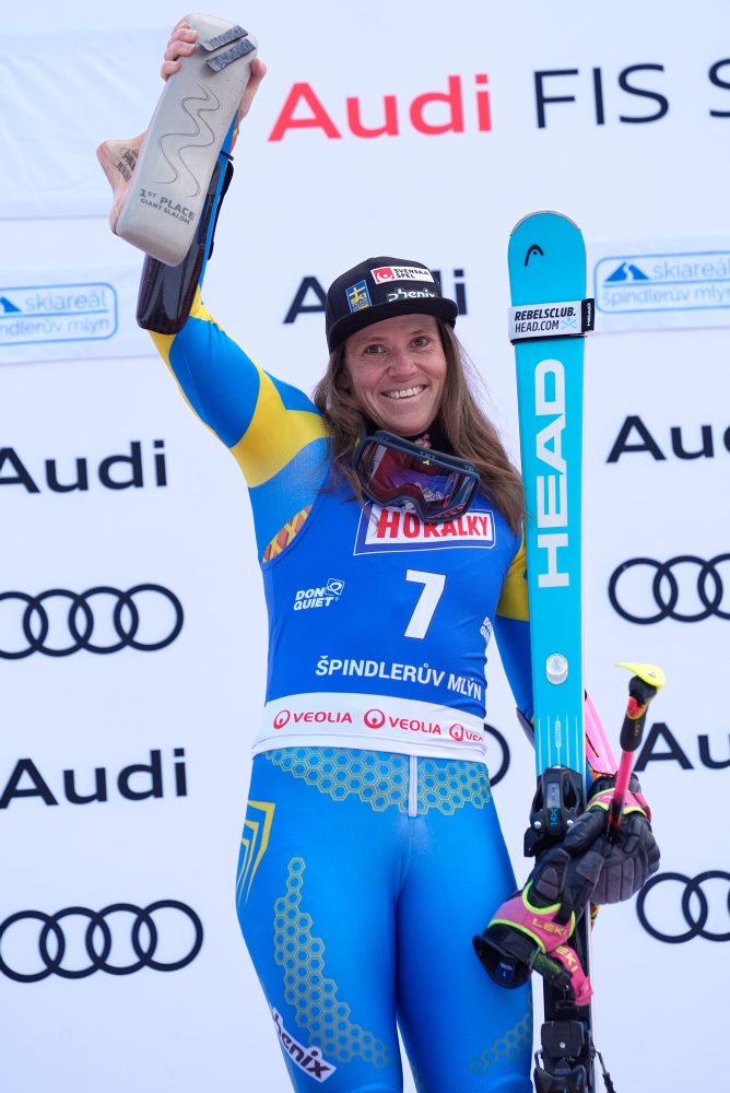 2. kolo obrovského slalomu žien