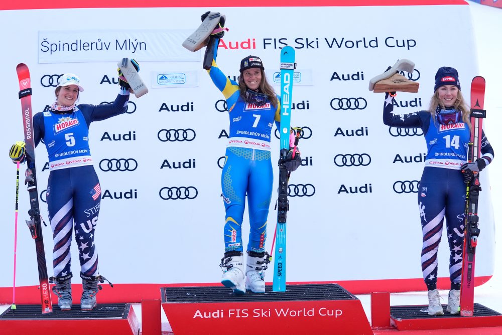 2. kolo obrovského slalomu žien