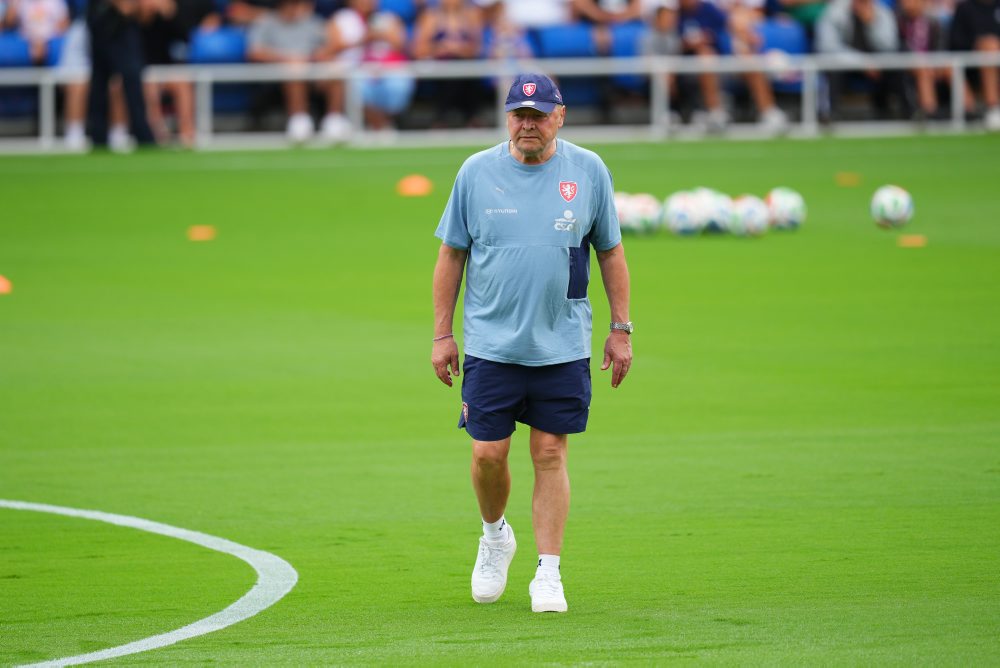 Tréning českej futbalovej reprezentácie pred MS 